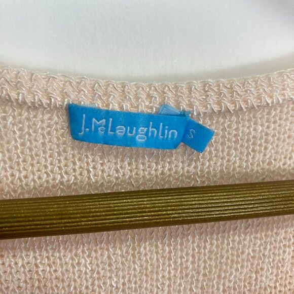 J. McLaughlin Light Pink Knit Beach Sweater - Picture 6 of 12
